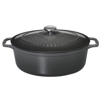 CHASSEUR Oval Cast Iron Cocotte Dish 33cm - 6 Colors