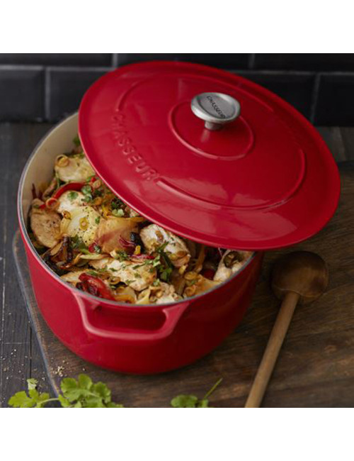 CHASSEUR Oval Cast Iron Cocotte Dish 33cm - 6 Colors