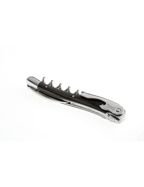 Chateau Laguiole Classic Collection Black Horn Sommelier Knife