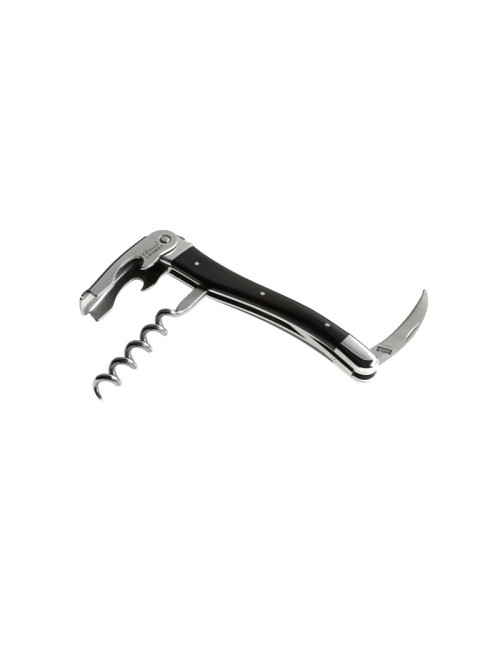 Chateau Laguiole Classic Collection Black Horn Sommelier Knife