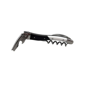 Chateau Laguiole Classic Collection Sommelier Knife, Black and White Plexi