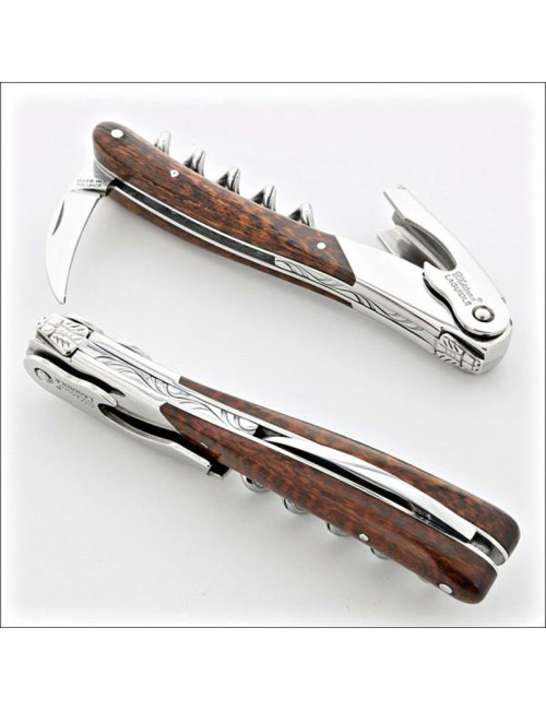 Chateau Laguiole Melchior Collection Sommelier Knife, Amourette Wood