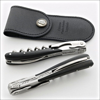 Chateau Laguiole Sommelier Knife Melchior Collection Ebony Wood