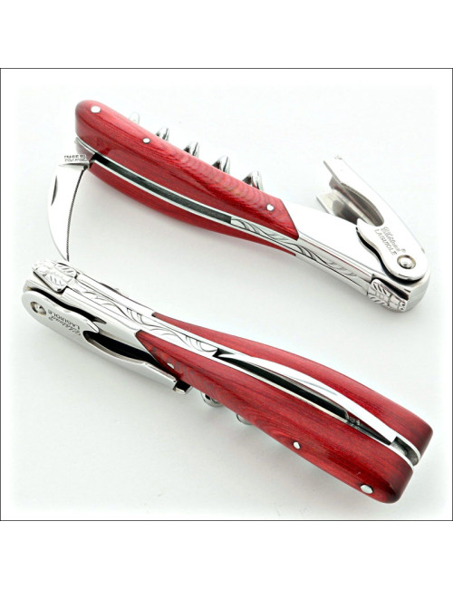 Chateau Laguiole Melchior Stamina Red Sommelier Knife