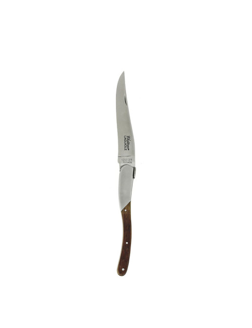 CHATEAU LAGUIOLE Signature Collection Barrel Wood Folding Knife