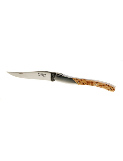 CHATEAU LAGUIOLE Signature Collection Folding Knife in Norwegian Birch Wood