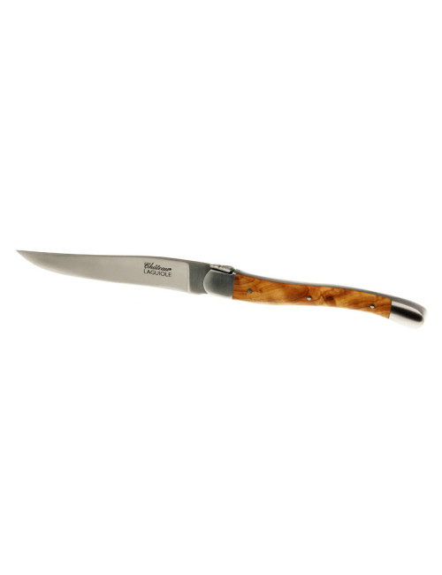 CHATEAU LAGUIOLE Set of 6 Table Knives Signature Collection Walnut Wood