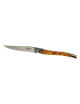 CHATEAU LAGUIOLE Set of 6 Table Knives Signature Collection Walnut Wood