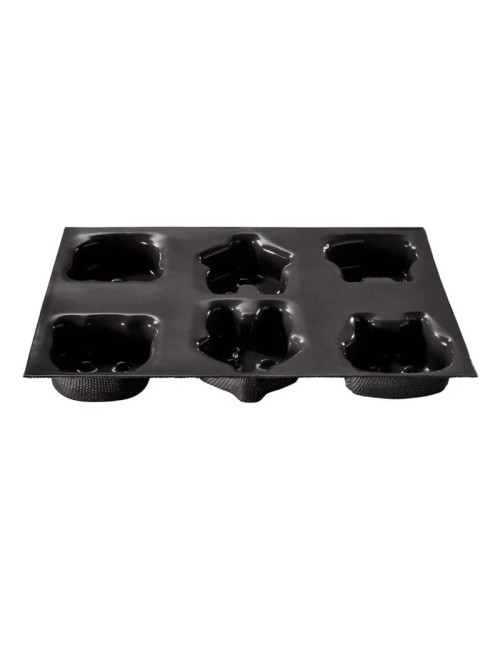FLEXIPAN 6-Animal Silicone Cake Mold, 29.5x19.5cm