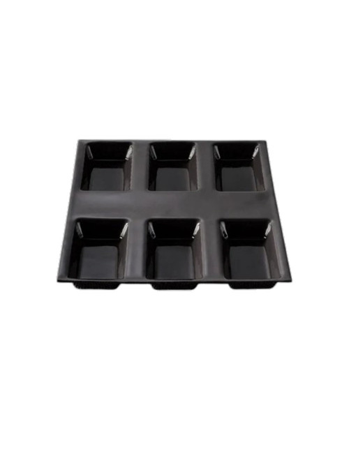 FLEXIPAN 6-financier silicone cake mold, 24.5 x 19.5 cm