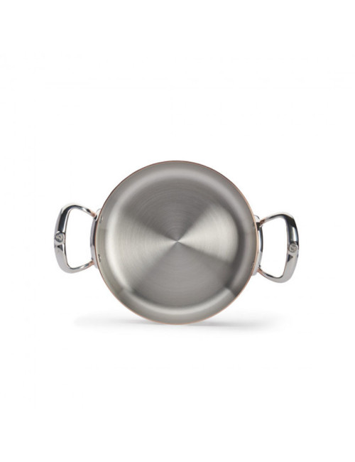 DE BUYER Inocuivre Copper-Stainless Steel Sauté Pan with Lid - 3 Sizes