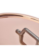 DE BUYER Inocuivre Copper-Stainless Steel Lid with Cast Iron Handle, 12cm