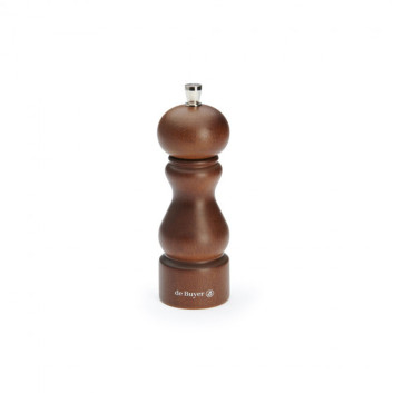 DE BUYER Rumba 14cm Wooden Pepper Mill - 4 Colors