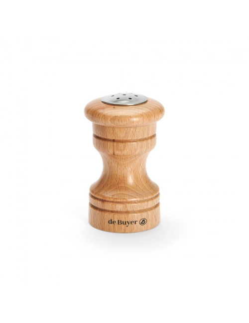DE BUYER Paso 10cm Wooden Salt Shaker - 2 Colors