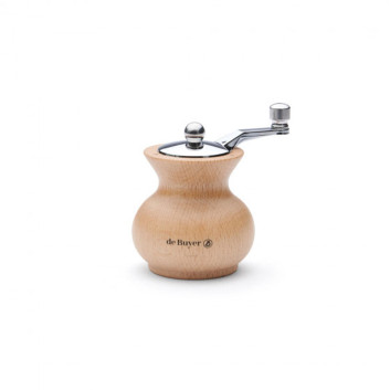 DE BUYER Boogie 7cm Wooden Salt Mill - 2 Colors