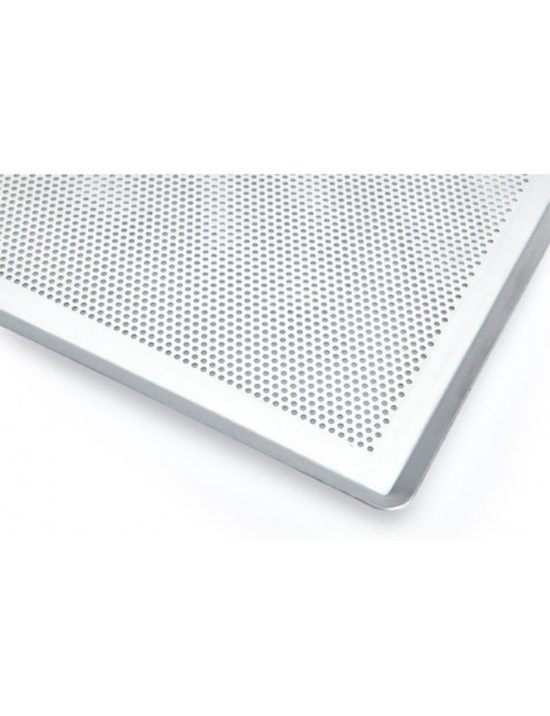 DE BUYER Rectangular Perforated Stainless Steel Baking Sheet 40x30cm
