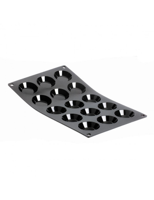 DE BUYER Moulflex mold, 15-mini-tartlet tray