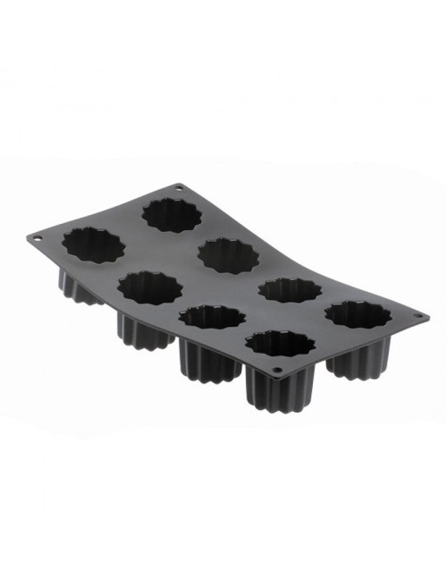 DE BUYER Moulflex 8-cannelé baking pan