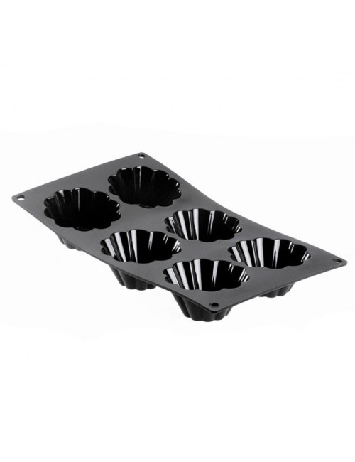 DE BUYER Moulflex 6-Briochette Tray Mold