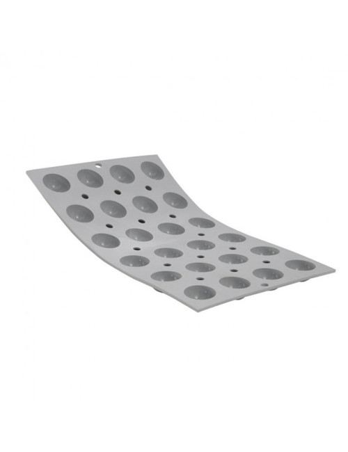 DE BUYER Elastomoule with 24 Half-Spheres Silicone Mold