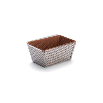 DE BUYER 15cm Perforated Stainless Steel Removable Bottom Cake Pan