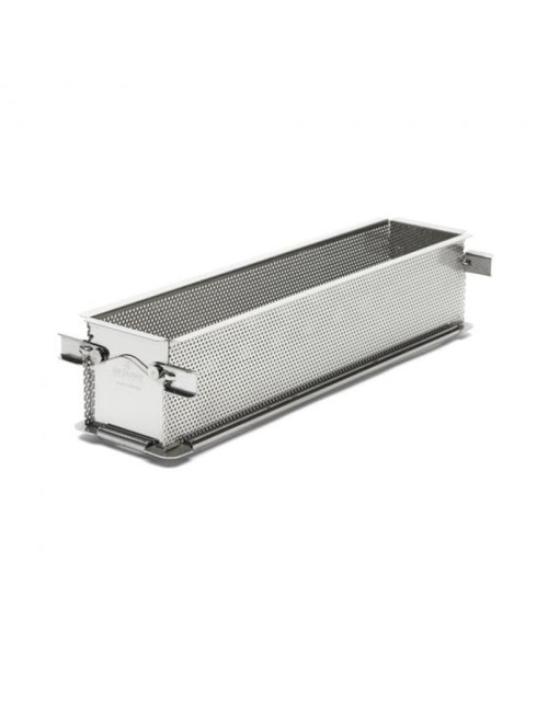 DE BUYER Geoform Rectangular Folding Mold in Perforated Stainless Steel - 2 Sizes