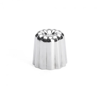 DE BUYER Stainless Steel Cannelé Mold - 3 Sizes