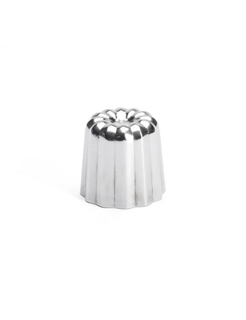 DE BUYER Stainless Steel Cannelé Mold - 3 Sizes