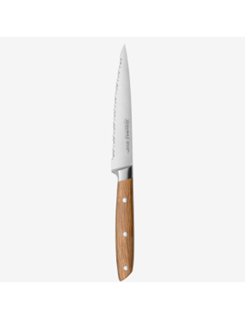32 DUMAS 12cm Utility Knife Signature Green Oak Kitchen Knife