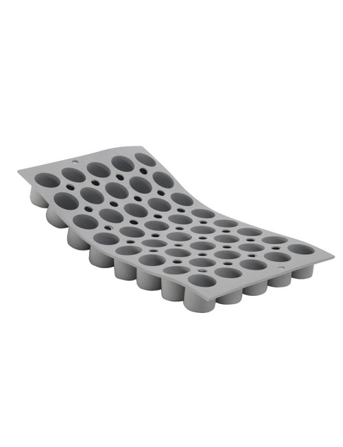 DE BUYER Elastomoule with 40 Mini Cylinders, Silicone Mold Sheet