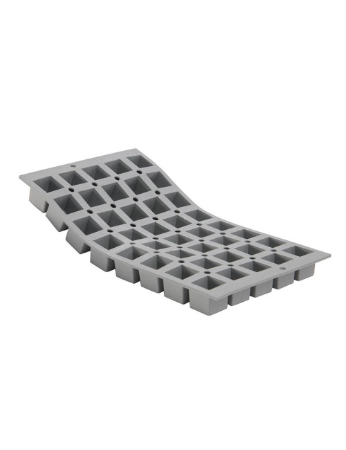 DE BUYER Elastomoule with 40 Mini Cubes Silicone Tray Mold