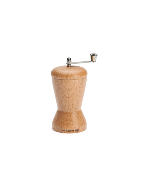 DE BUYER Soko 10cm Natural Wood Nutmeg Mill