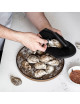 DE BUYER Oyster Mitt in Black Silicone - 2 Models