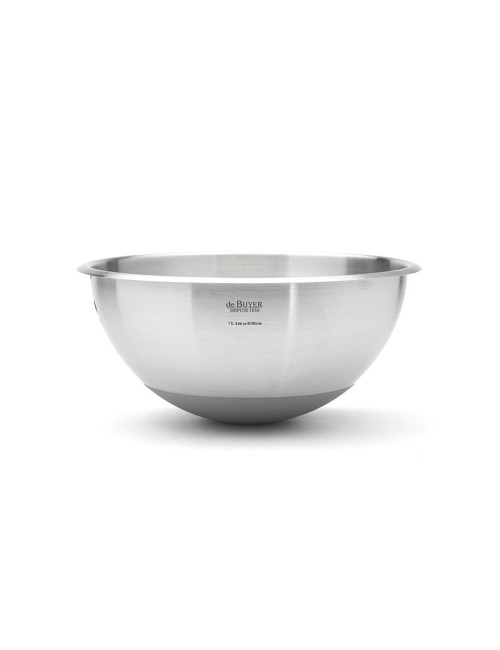 DE BUYER Stainless Steel Half-Spherical Bowl - 4 Sizes