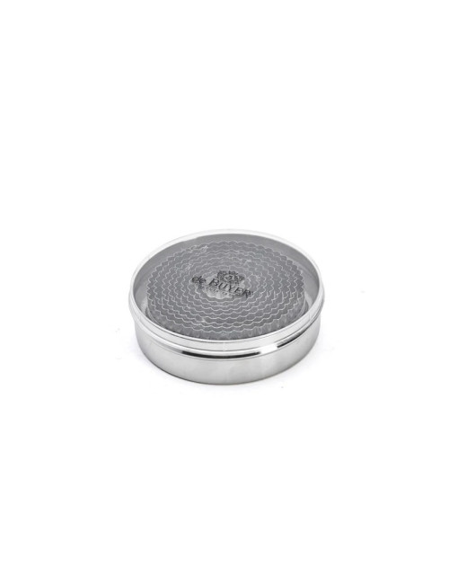 DE BUYER Box of 9 round fluted stainless steel cutters