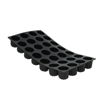 DE BUYER Moulflex mold for 28 mini cannelés in Bordeaux