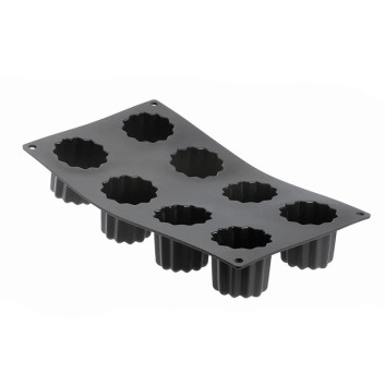 DE BUYER Moulflex Bordeaux 8-Cannelé Pan