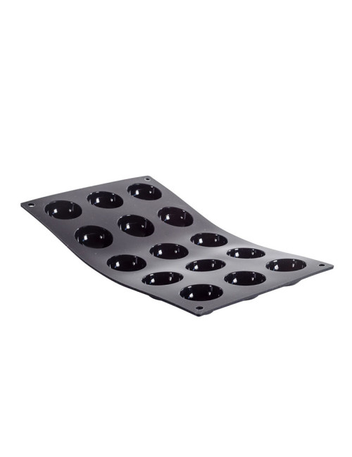 DE BUYER Moulflex mold, 15 mini half-spheres tray