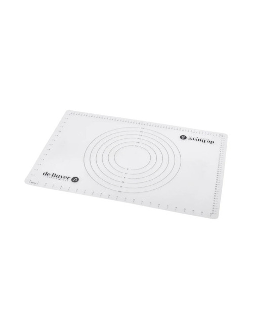 DE BUYER Non-Stick Silicone Baking and Prep Mat with Markings, 60x40cm