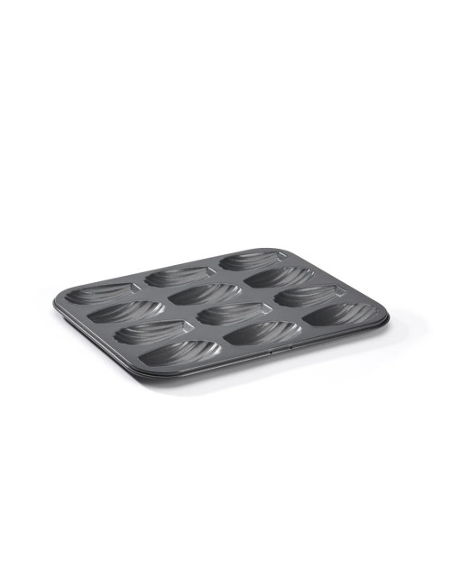 DE BUYER 12-piece non-stick steel madeleine pan