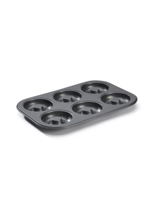 DE BUYER Non-Stick Steel 6-Mini Savarin Pan