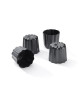 DE BUYER 4 Bordeaux cannelé molds, non-stick steel