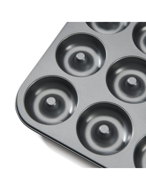 DE BUYER Non-Stick Steel 12-Mini Savarin Pan