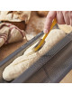 DE BUYER Perforated Baking Tray for 2 Baguettes in Steel