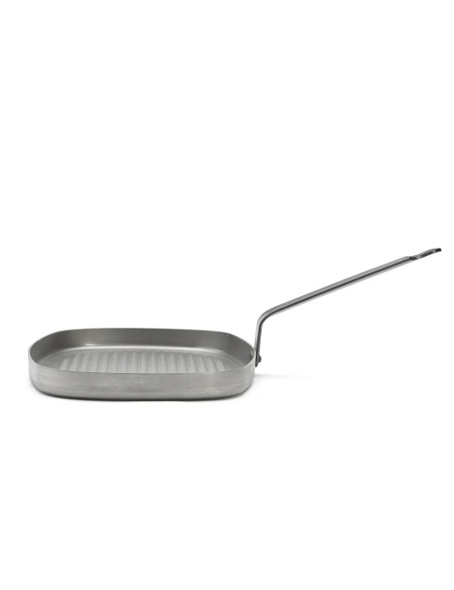DE BUYER Carbone Plus Grill Pan in Sheet Steel