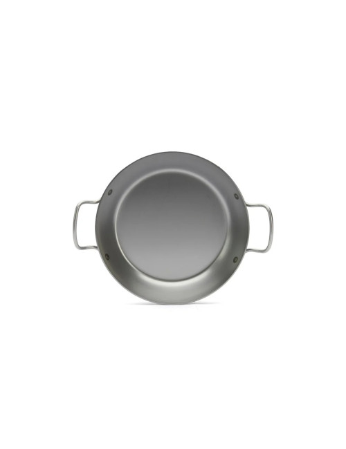 DE BUYER Carbone Plus Round 2-Handled Frying Pan in Steel Sheet - 6 Sizes