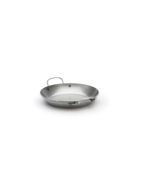 DE BUYER Carbone Plus Round 2-Handled Frying Pan in Steel Sheet - 6 Sizes