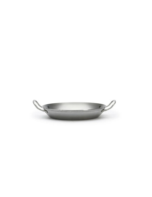 DE BUYER Carbone Plus Round 2-Handled Frying Pan in Steel Sheet - 6 Sizes