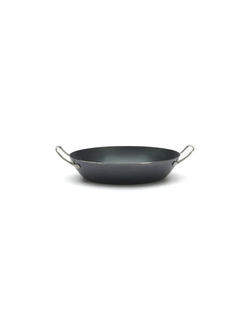 DE BUYER La Lyonnaise Paella Pan in Steel Sheet - 5 Sizes