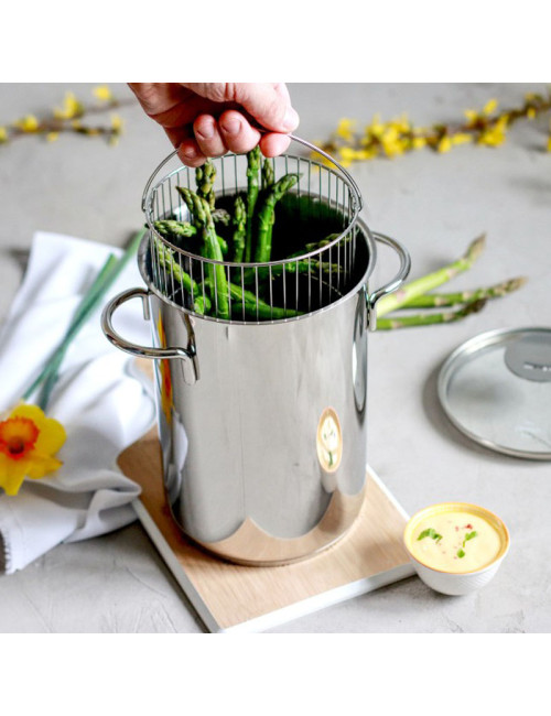 CRISTEL 16cm Stainless Steel Asparagus Cooker